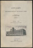 Annalen des Naturhistorischen Museums in Wien 50. Band. 1939