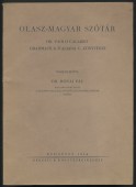 Olasz-magyar szótár Dr. Paolo Calabró grammatica Italiana c. könyvéhez