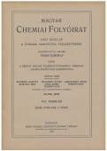Magyar Chemiai Folyóirat. Havi szaklap a chemiai ismeretek fejlesztésére XXXIII. évfolyam, 2. füzet, 1927. február