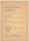 Debreceni Szemle. Tudományos folyóirat. XVI. évfolyam, 166. sz.