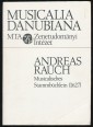 Andreas Rauch Musicalisches Stammbüchlein (1627)