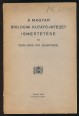 A Magyar Biológiai Kutató-Intézet ismertetése és 1928-1929. évi jelentése