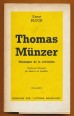Thomas Münzer. Théologien de la révolution